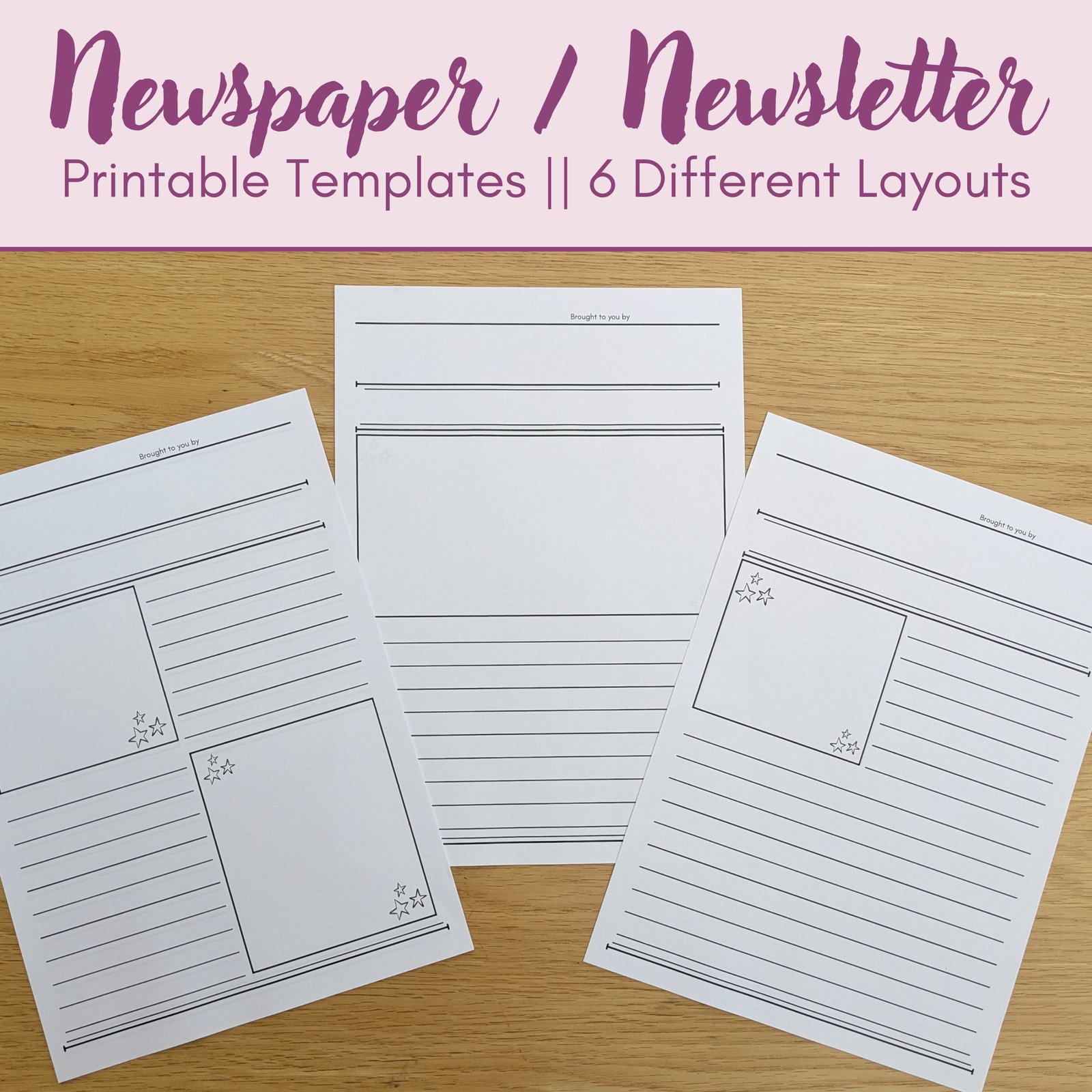 Newspaper Templates: 6 Layouts - Image 2