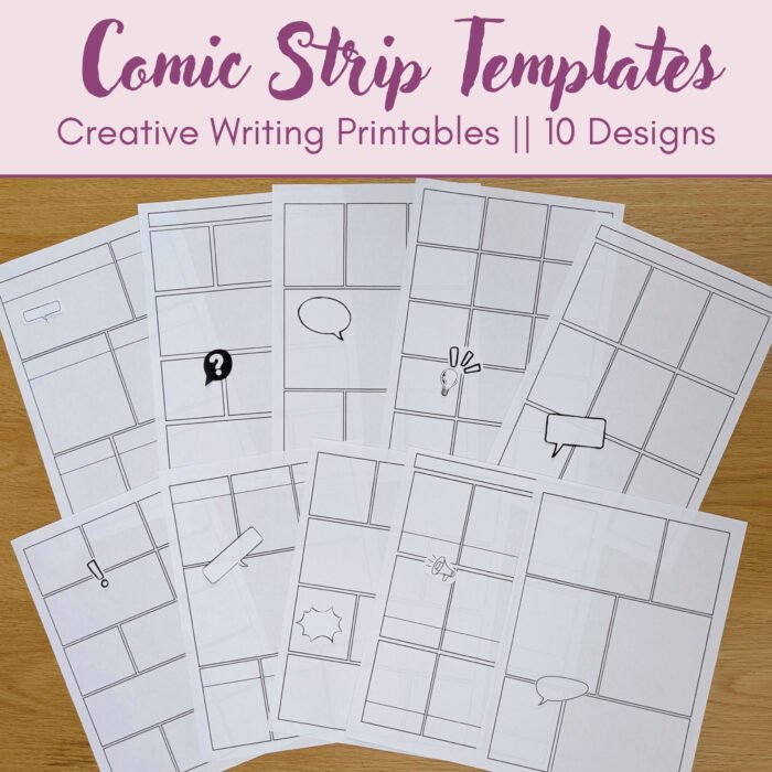 Comic Strip Templates: 10 Designs