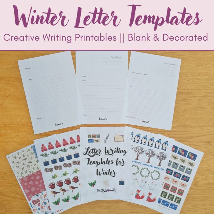 Letter Writing Templates for Winter